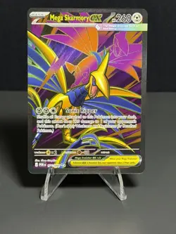 Pokemon TCG Mega Skarmory ex Ultra Rare Full Art 106/088 Perfect Order Card NM - Image 2