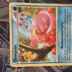 Pokemon TCG Slowpoke H&S Undaunted 66/90 Regular Common Non-Holo Card mp - Image 3