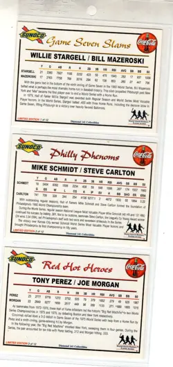 Sunoco Dream Team 2001 Set- 12 Cards: Stargell Bench Feller Kaline Fisk Berra - Image 4