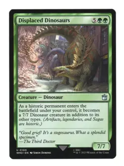 MTG - Displaced Dinosaurs - Universes Beyond: Doctor Who - Near Mint - Image 1