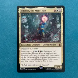 MTG NM: Thanos, the Mad Titan - Marvel Super Heroes (MSH), Regular, English - Image 1