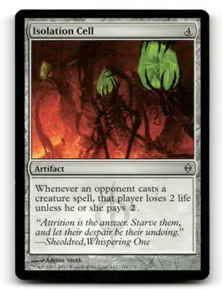 Isolation Cell 141 UC New Phyrexia Magic: The Gathering NM - Image 1