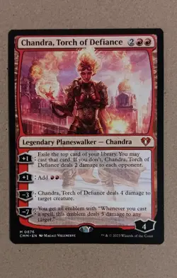 Chandra, Torch of Defiance #876, MTG: Commander Masters, English Regular NM - Image 1
