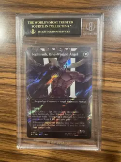2025 MTG Final Fantasy Borderless Surge Foil #0527 Sephiroth BGS 10 BLACK LABEL - Image 2