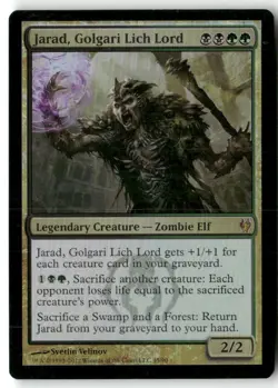 Duel Decks: Izzet vs. Golgari #45 Jarad, Golgari Lich Lord Foil - Image 1