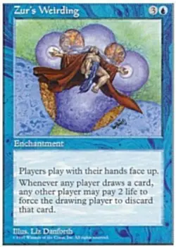 1x Zur's Weirding MTG - Fifth Edition - Light Play - Image 1