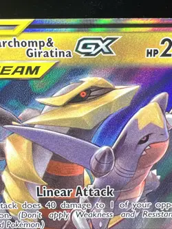 Pokemon TCG Garchomp and Giratina GX 146/236 Unified Minds LP - Image 3