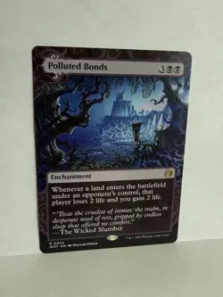 Polluted Bonds 34 Wilds of Eldraine: Enchanting Tales Magic: The Gathering NM - Image 1