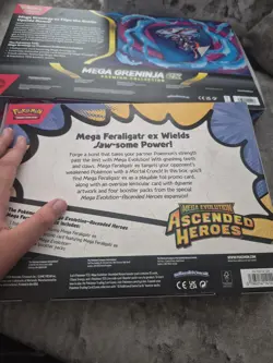 Mega Greninja Ex Premium Collection Box Pokemon TCG Amd Ascended Heroes Box - Image 4