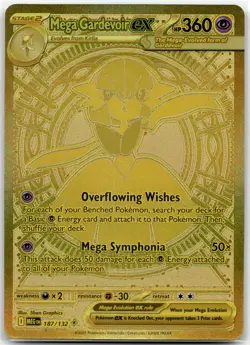 Mega Gardevoir ex 187/132 Mega Hyper Rare Mega Evolution Pokemon Near Mint - Image 1