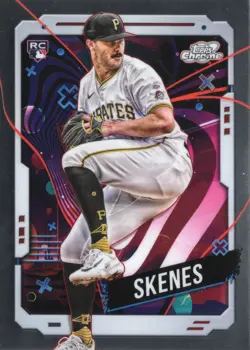 Paul Skenes 2024 Topps Cosmic Chrome RC #30 Pirates Rookie Card - Image 1