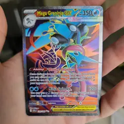 Pokemon TCG Mega Greninja EX Chaos Rising 100/86 Ultra Rare Holo NM-MINT - Image 1