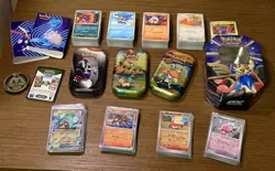 Pokemon Collection Bulk Lot 500+ Cards inc. 145+ Holo, Reverse Holo, EX, Tins - Image 1