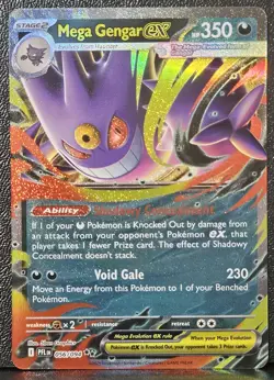 Mega Gengar ex 056/094 - Double Rare - Phantasmal Flames - NM - Image 1