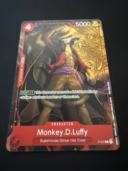 One Piece TCG Monkey.D.Luffy P-007 NM-MINT ( Tournament Pack VOL. 1 ) - Image 1