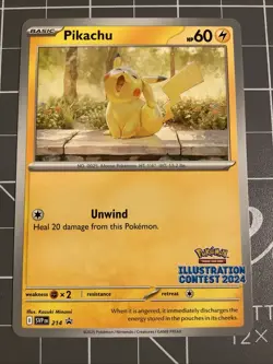 Pikachu - 214 (Illustration Contest 2024) 214 Sv: Scarlet & Violet Promo - Image 1