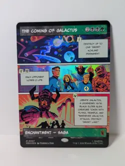 The Coming of Galactus - Borderless Foil (0307) - Marvel MSH - NM - MTG - Image 1