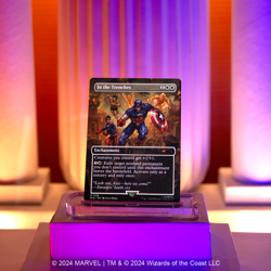 Mtg Magic Secret Lair Marvel Captain America Sealed Non Foil In hand - Image 4