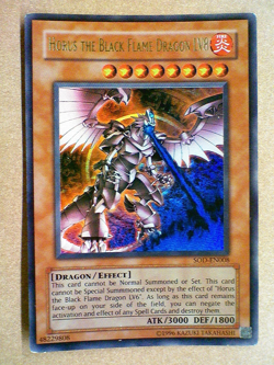 Yu-Gi-Oh! TCG Horus The Black Flame Dragon LV8 SOD-EN008 - Image 1