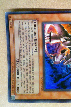 Yu-Gi-Oh! TCG Horus The Black Flame Dragon LV8 SOD-EN008 - Image 3