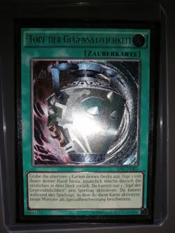 Yugioh! Pot Of Duality AP05 Ultimate Rare German *top* - Image 1