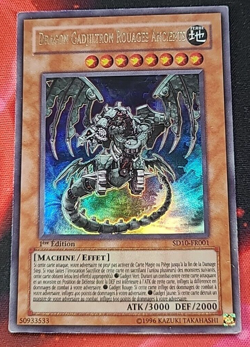 Yugioh Dragon Gadjiltron Rouages Ancients 1st Ed. SD10-FR001 Ultra Rare - Fr - Image 1