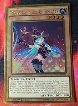 Yugioh Magicienne des Chocolats 1st Ed. MVP1-FRG52 Gold Rare - Fr - Image 1