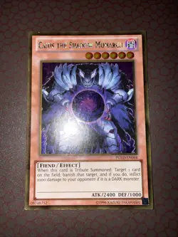 Yu-Gi-Oh! Caius The Shadow Monarch -PGLD-EN066- Gold Rare - Unlimited NM! - Image 2