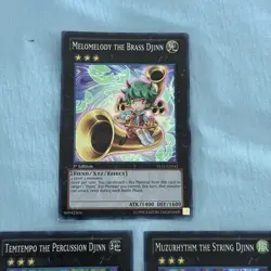 Melomelody the Brass Djinn - YS12-EN042 - Super Rare 1st Edition Yugioh Card - Image 2