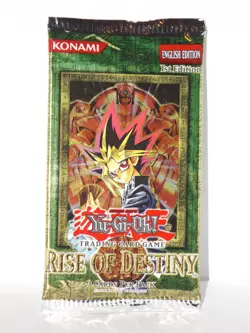 Yu-Gi-Oh TCG Rise of Destiny Booster Pack 1st Edition 2005 New & Sealed - Image 1