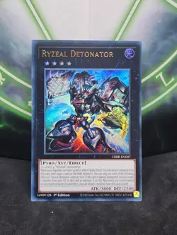 Yugioh Ryzeal Detonator CRBR-EN007 Ultra Rare 1st Edition NM - Image 1