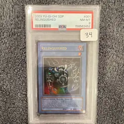 Konami Yu-Gi-Oh! [PSA 8] Relinquished SDP-001 Starter Deck Pegasus 2003 - Image 3