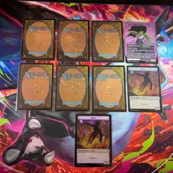 MTG Marvel Super Heroes 9 Card Lot NM/M Sent in card savers - Image 2
