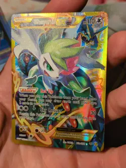 Pokemon Shaymin EX 077A/108 Alternate Art Full Art NM- Mega Rayquaza & Zygarde - Image 3