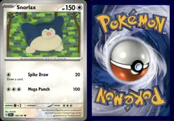 SNORLAX 144/191 Pokemon Card Surging Sparks Near Mint - Image 3