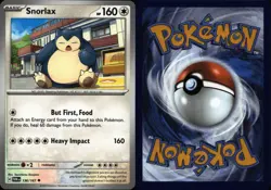SNORLAX 136/167 Pokemon Card Twilight Masquerade Near Mint - Image 3