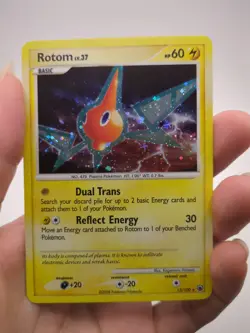 Pokemon TCG Rotom Holo Rare Card 13/100 Majestic Dawn - DMG - Image 1