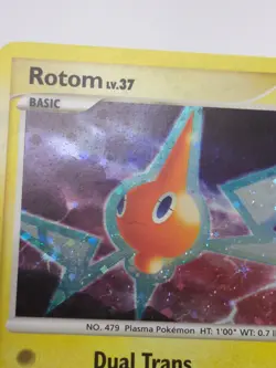 Pokemon TCG Rotom Holo Rare Card 13/100 Majestic Dawn - DMG - Image 2
