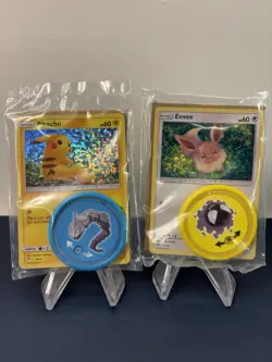 Pokemon TCG Pikachu And Eevee 2019 Mcdonalds Sealed Cards - Image 1