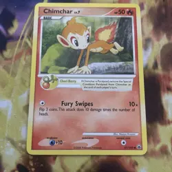 Pokemon Diamond and Pearl Majestic Dawn- Chimchar (Common) Card 57/100 - Image 1