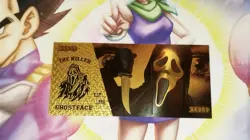 Billet Ghostface Scream OR Collector Gold Dore card carte Horreur Horror ticket - Image 1