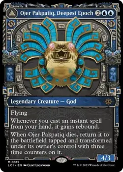 Ojer Pakpatiq, Deepest Epoch (Showcase) -Foil Near Mint MTG - Image 1
