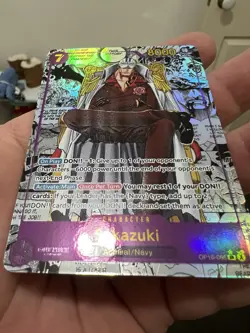 One Piece Sakazuki OP16-065 SEC Manga OP16 Card Game English Mint - Image 3