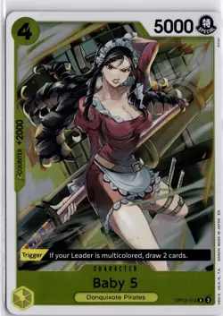 Baby 5 OP12-112 R Legacy of the Master One Piece English Trading Card TCG - Image 3