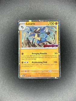 Lucario 114/198 Cosmos Holo Scarlet And Violet [Stamped] Pokemon TCG - Image 1