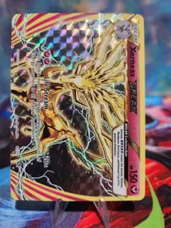 Xerneas BREAK 82/114 Steam Siege Full Art Ultra Rare Holo Pokemon Card - Image 1