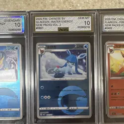 Pokemon TCG 10 Graded Card Lot Kyurem VMAX Mega Absol EX Eeveelutions Promo - Image 5