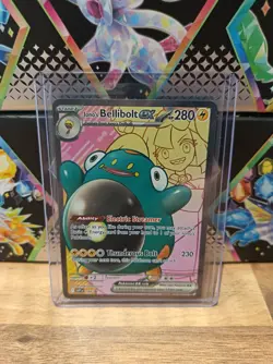 Iono's Bellibolt ex SVP 194 - Black Star Promo Full Art Holo Pokemon Card - Image 1