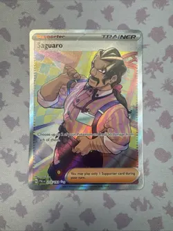 Saguaro - 255/193 - Pokemon Paldea Evolved Full Art Ultra Rare Card NM - Image 1