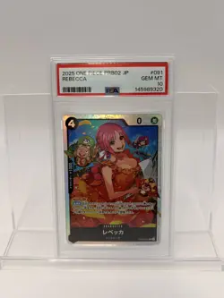 PSA10 Rebecca PRB02-091 One Piece Card Japanese Premium Booster - Image 3